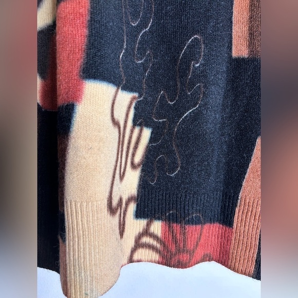 Geometry Button Cardigan Sweater Multi Size‎ XL - Picture 7 of 8